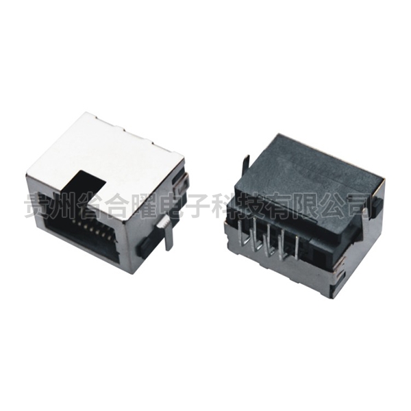 MJ88-BX11-GRV2 RJ45带壳沉板H1.8