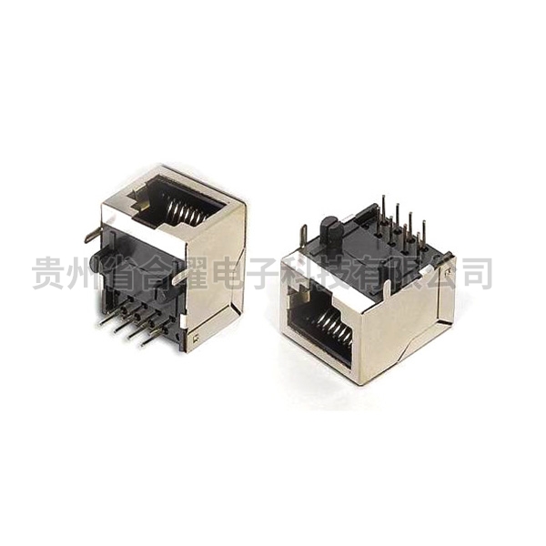 MJ5608-BX11-RF1 5621型1X1屏蔽 10P8C 脚前3.05